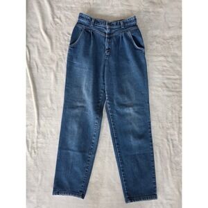 LEVIS Womens Denim Jeans Blue High Waisted Straight Leg Size 12 Made USA